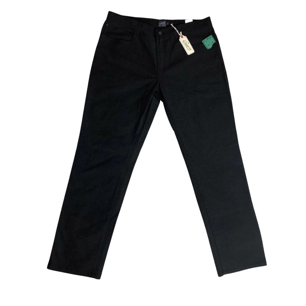 Grayers Men’s Premium Pants 38/32 Harper’s 5 Pocket Gray Slacks Straight Cut